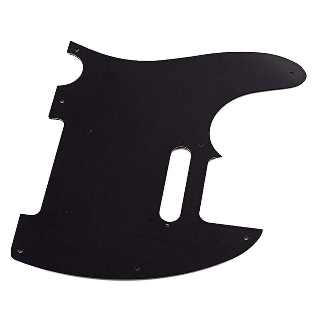 Guitar Pickguard Anti-Scratch Guard Plate PVC Scratchplate Black Pearl 3Ply