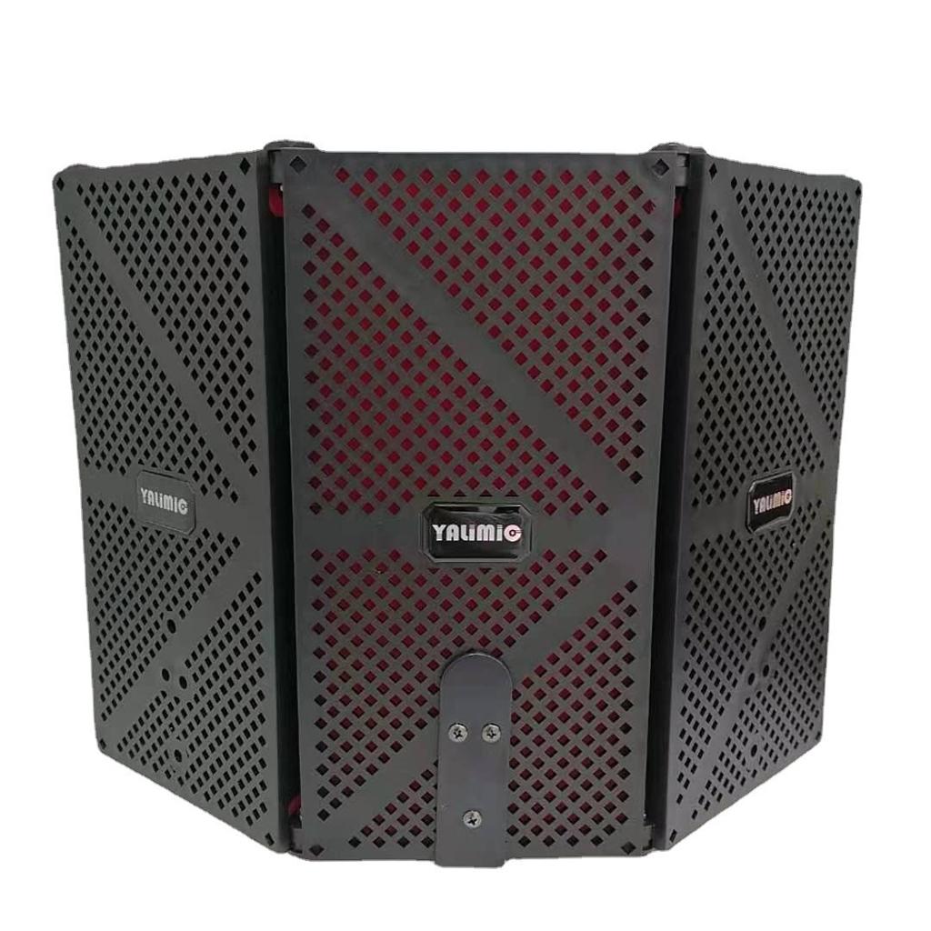 Metal Mic Isolation Shield for Microphone Recording Equipment Three Panels