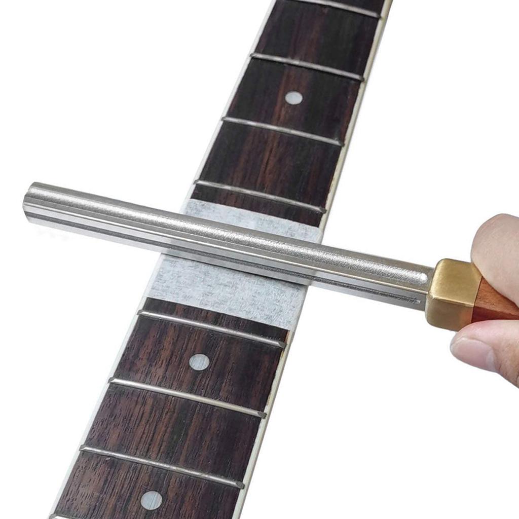 Guitar Fret Crowning File Fret File Diamond Coating Dressing Tool Accessory