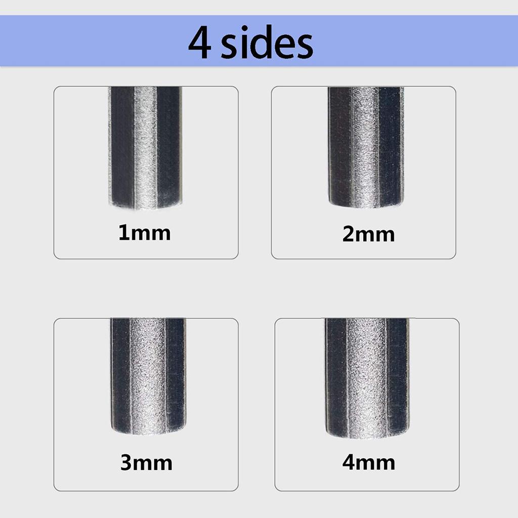 Guitar Fret Crowning File Fret File Diamond Coating Dressing Tool Accessory