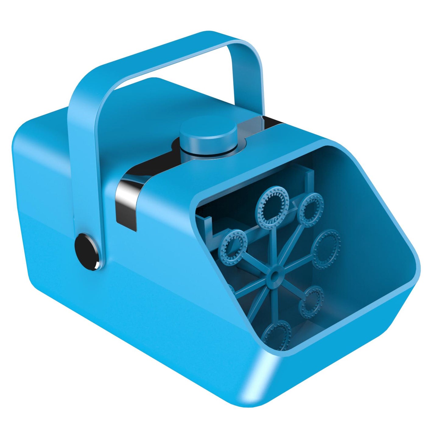Bubble Machine Auto Bubble Maker 2 Speed for Kids Outdoor Indoor Blue