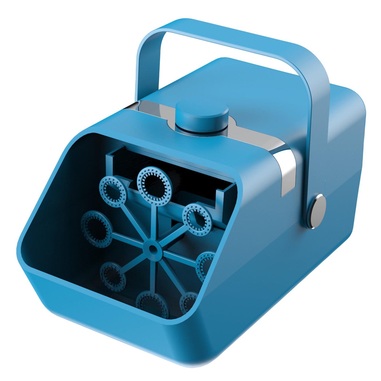 Bubble Machine Auto Bubble Maker 2 Speed for Kids Outdoor Indoor Blue