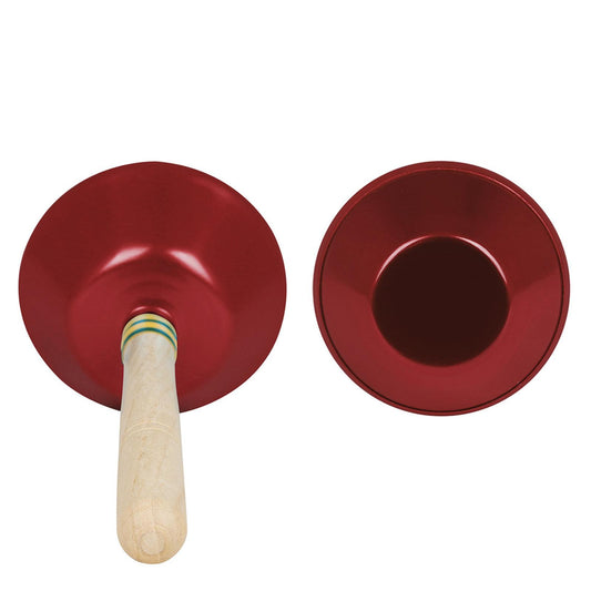 2 Pieces Preschool Children's Aluminum Sand Hammer Performing Sand Ball Red