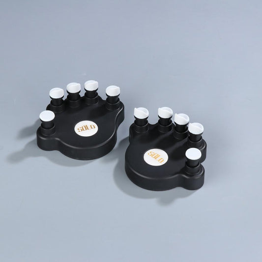 1pair Piano Finger Exerciser Fingers Strength Training Instrument Accessory Black
