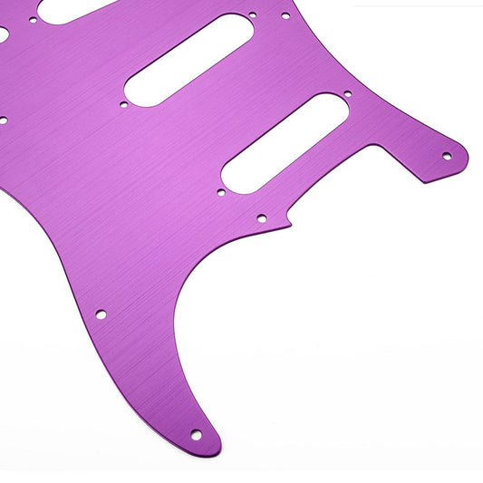 Guitar Pickguard Scratch Plate 11 Holes Aluminum Replacement Part for ST