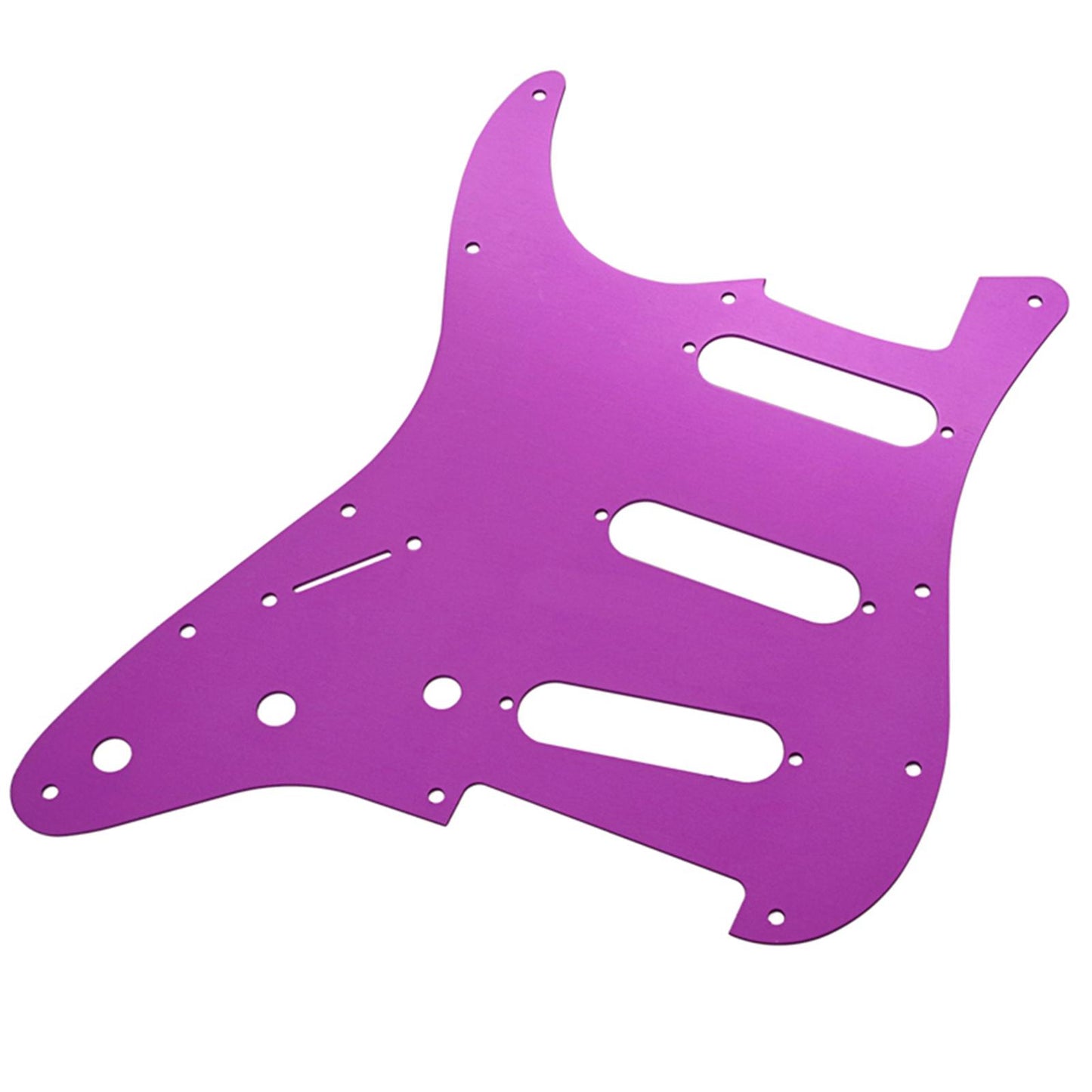 Guitar Pickguard Scratch Plate 11 Holes Aluminum Replacement Part for ST