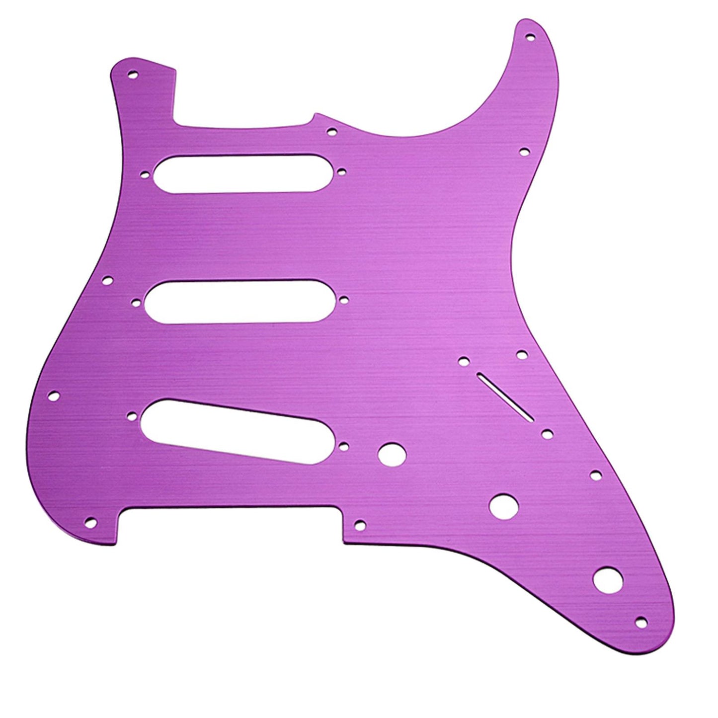 Guitar Pickguard Scratch Plate 11 Holes Aluminum Replacement Part for ST