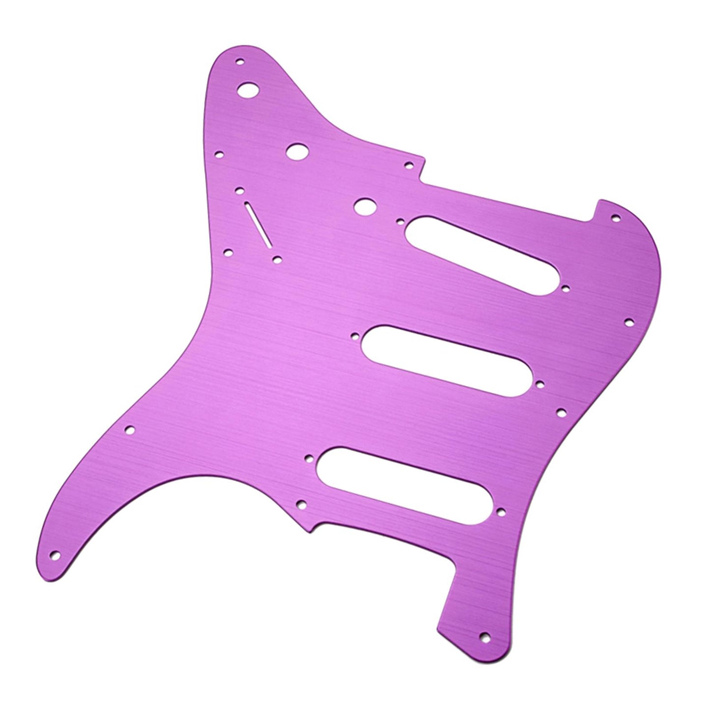 Guitar Pickguard Scratch Plate 11 Holes Aluminum Replacement Part for ST