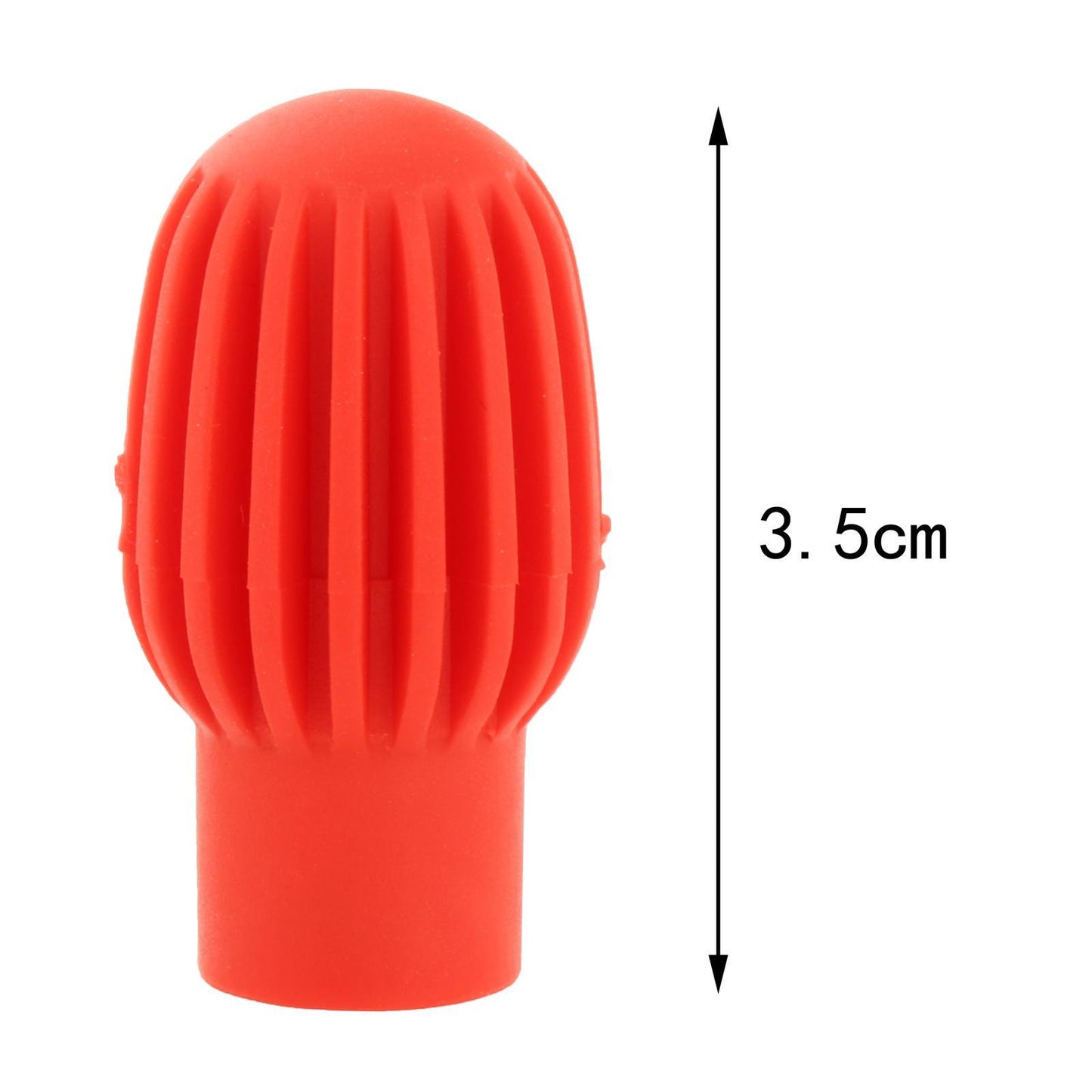 4 PCS Mute Drum Dampener Silence Practice Kids Toy Silicone Drumstick Red