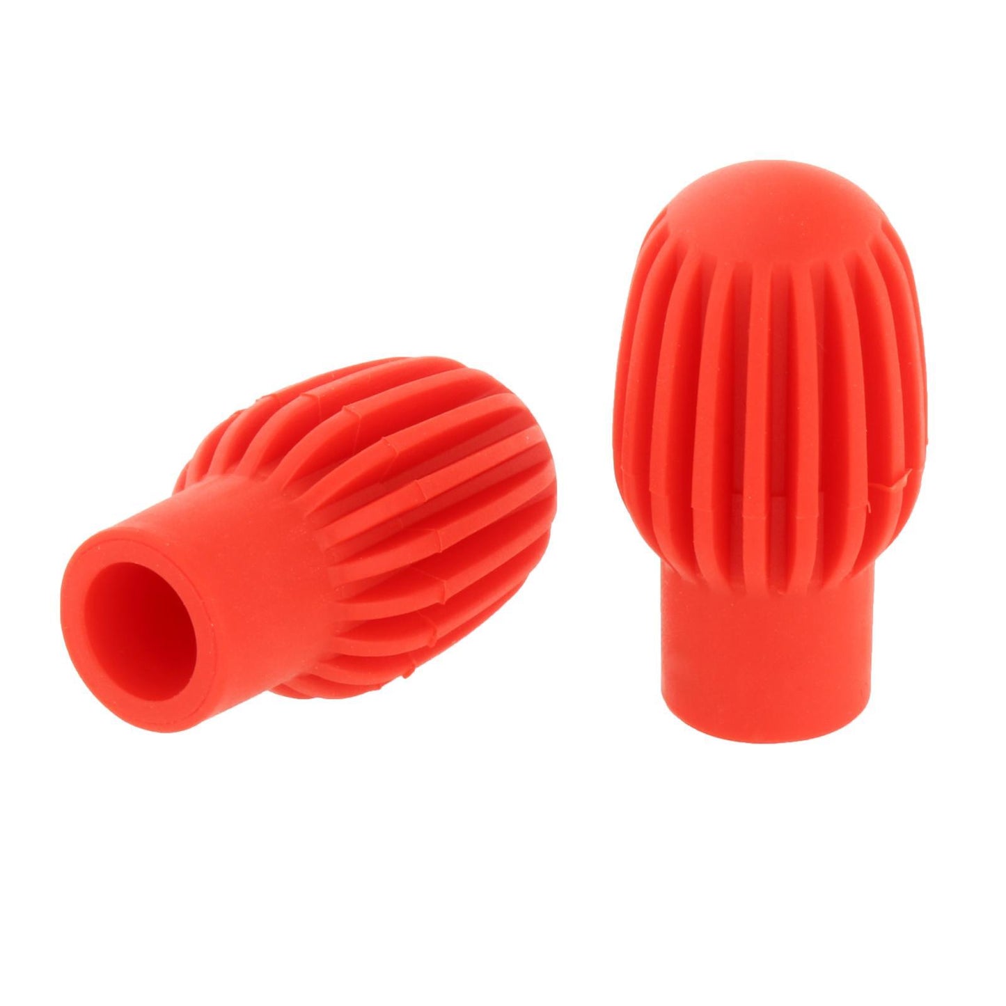 4 PCS Mute Drum Dampener Silence Practice Kids Toy Silicone Drumstick Red