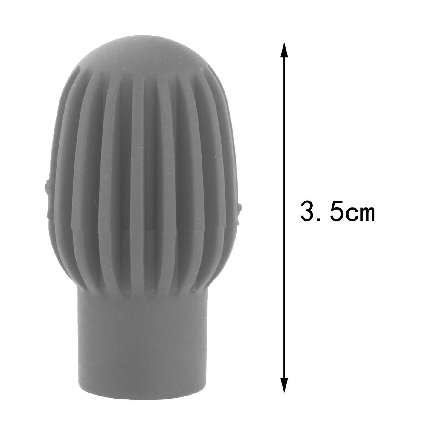 4 PCS Mute Drum Dampener Silence Practice Kids Toy Silicone Drumstick Grey