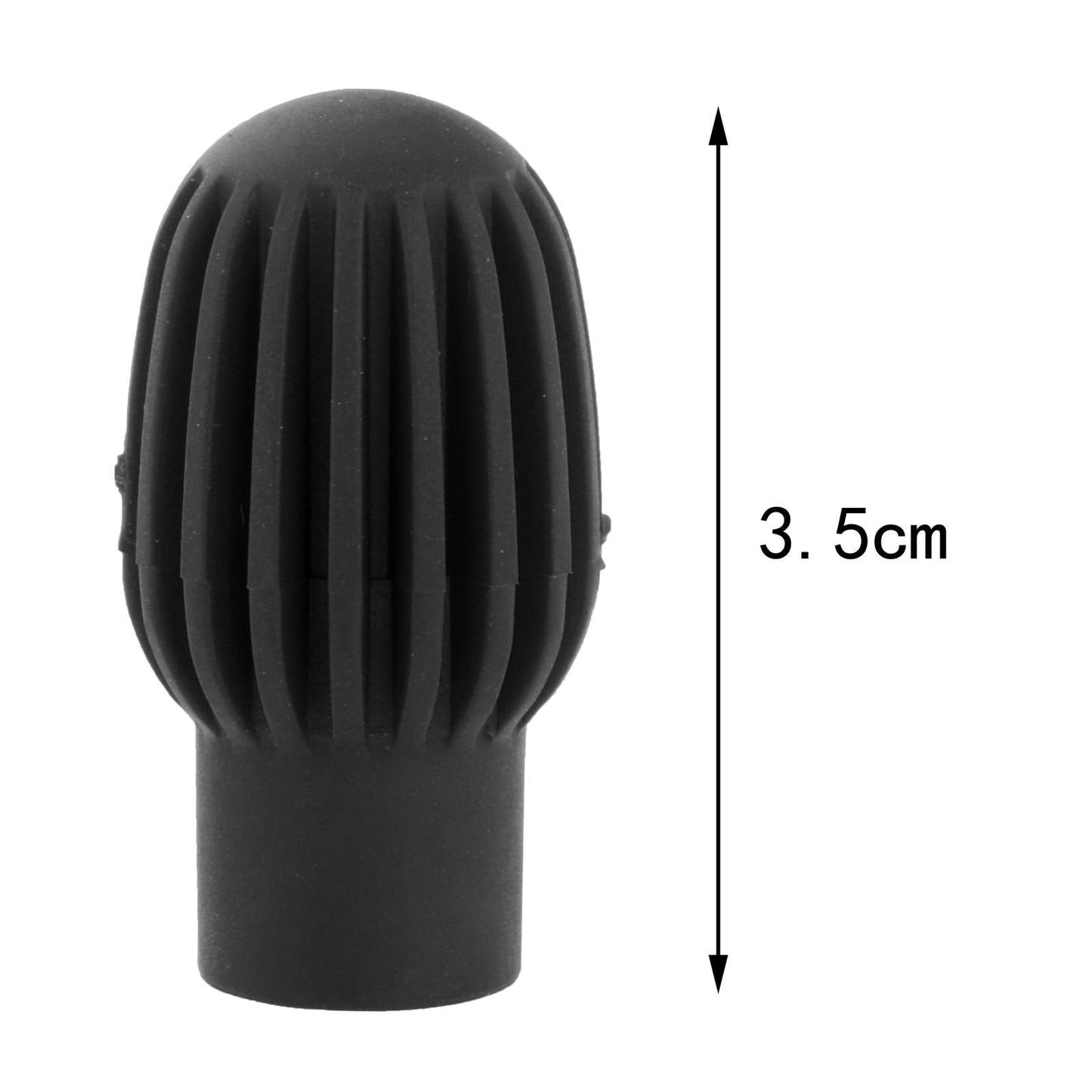 4 PCS Mute Drum Dampener Silence Practice Kids Toy Silicone Drumstick Black