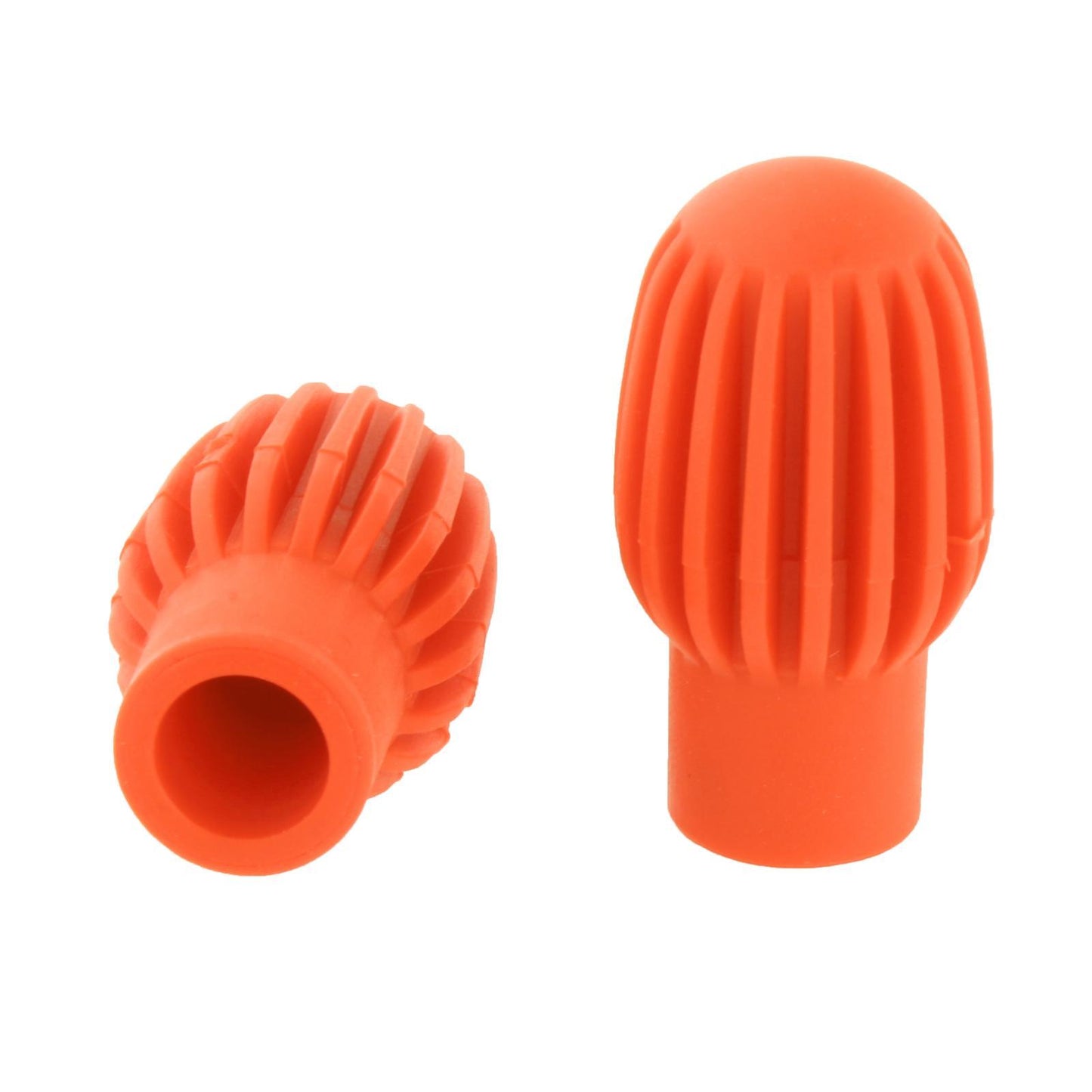 4 PCS Mute Drum Dampener Silence Practice Kids Toy Silicone Drumstick Orange