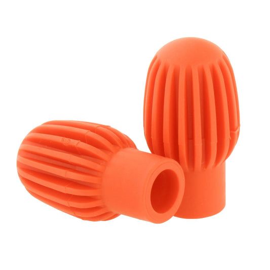 4 PCS Mute Drum Dampener Silence Practice Kids Toy Silicone Drumstick Orange