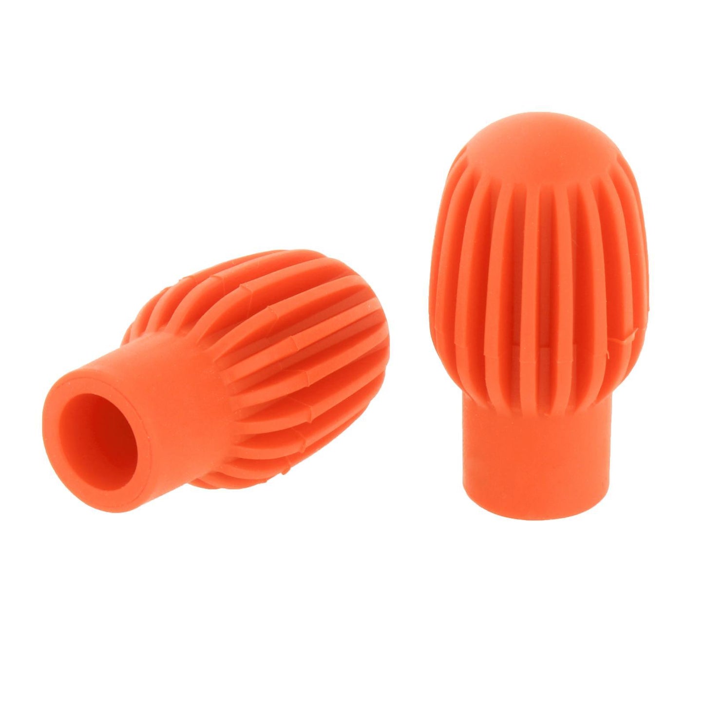 4 PCS Mute Drum Dampener Silence Practice Kids Toy Silicone Drumstick Orange