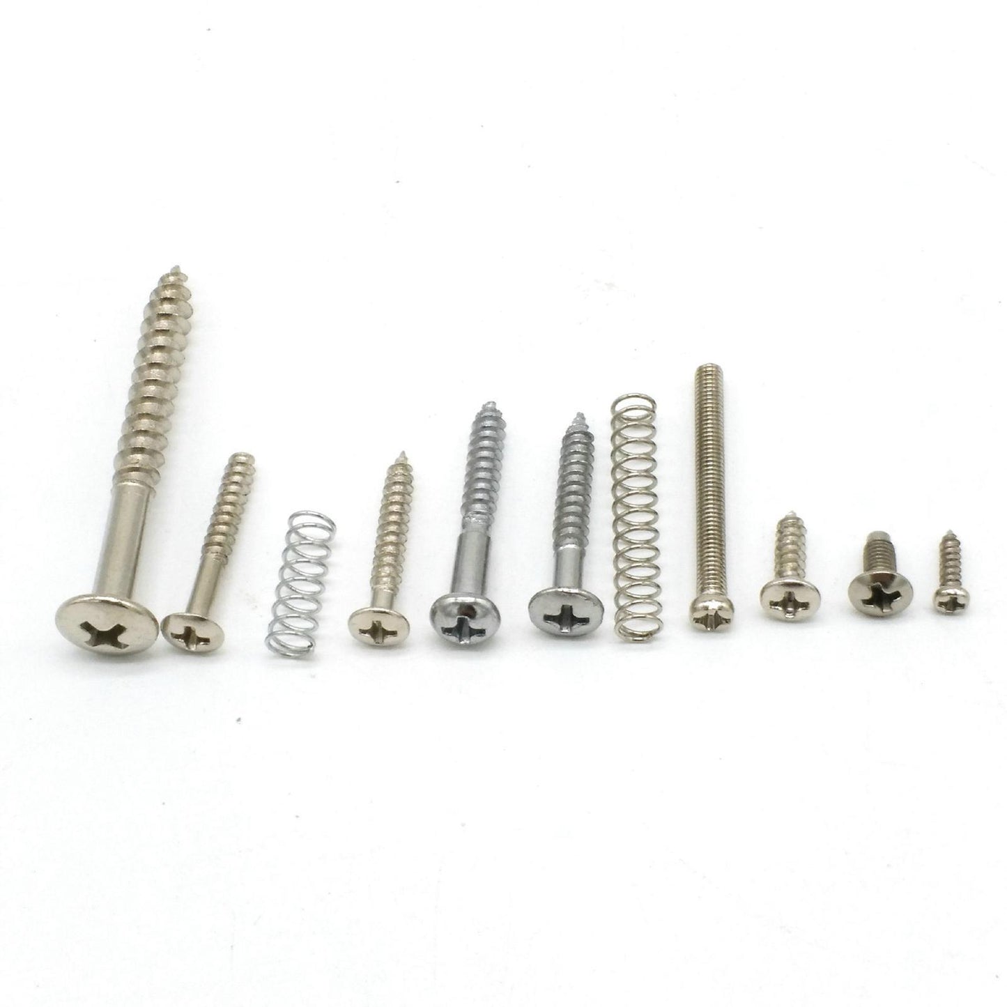 240pcs Guitar Screw Kit 9 Types for Guitar Bridge Pickup Tuner Maintain black