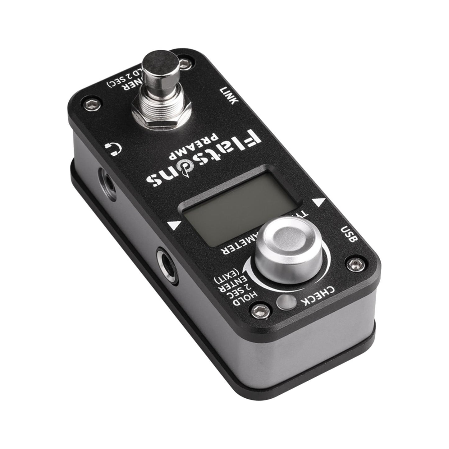 1pc Portable Guitar Effect Pedal Hardware Pass-Through with Tuning Function