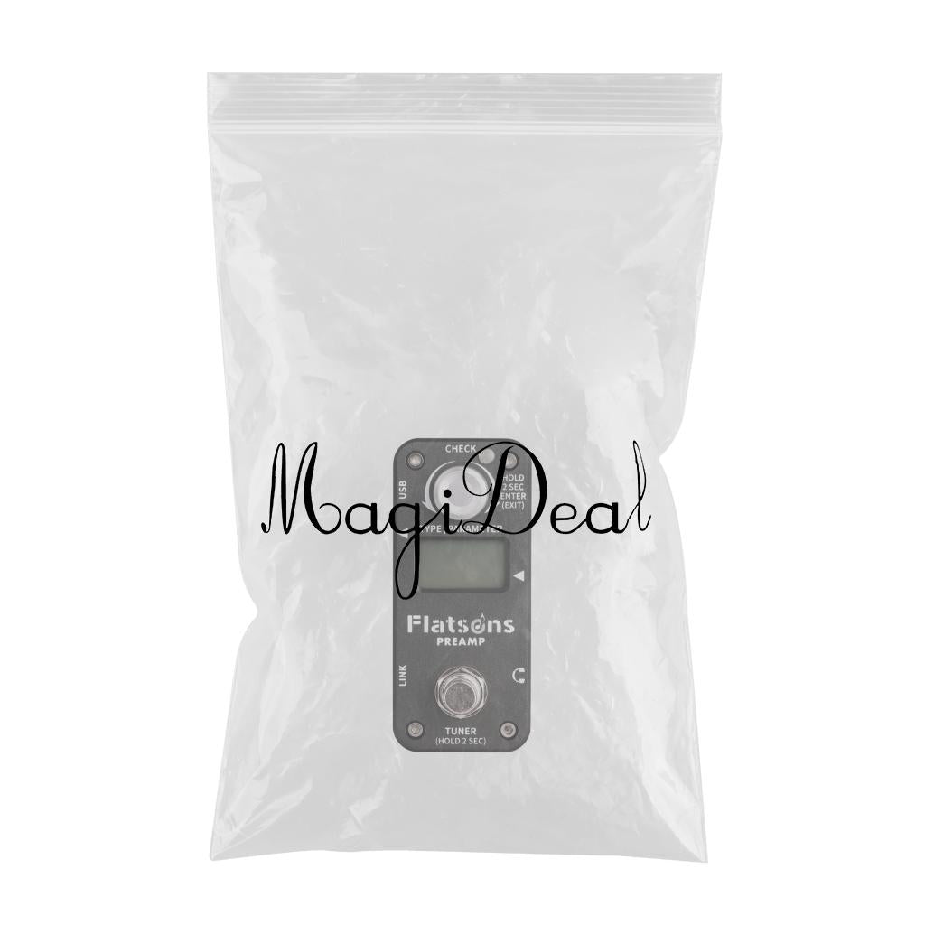 1pc Portable Guitar Effect Pedal Hardware Pass-Through with Tuning Function