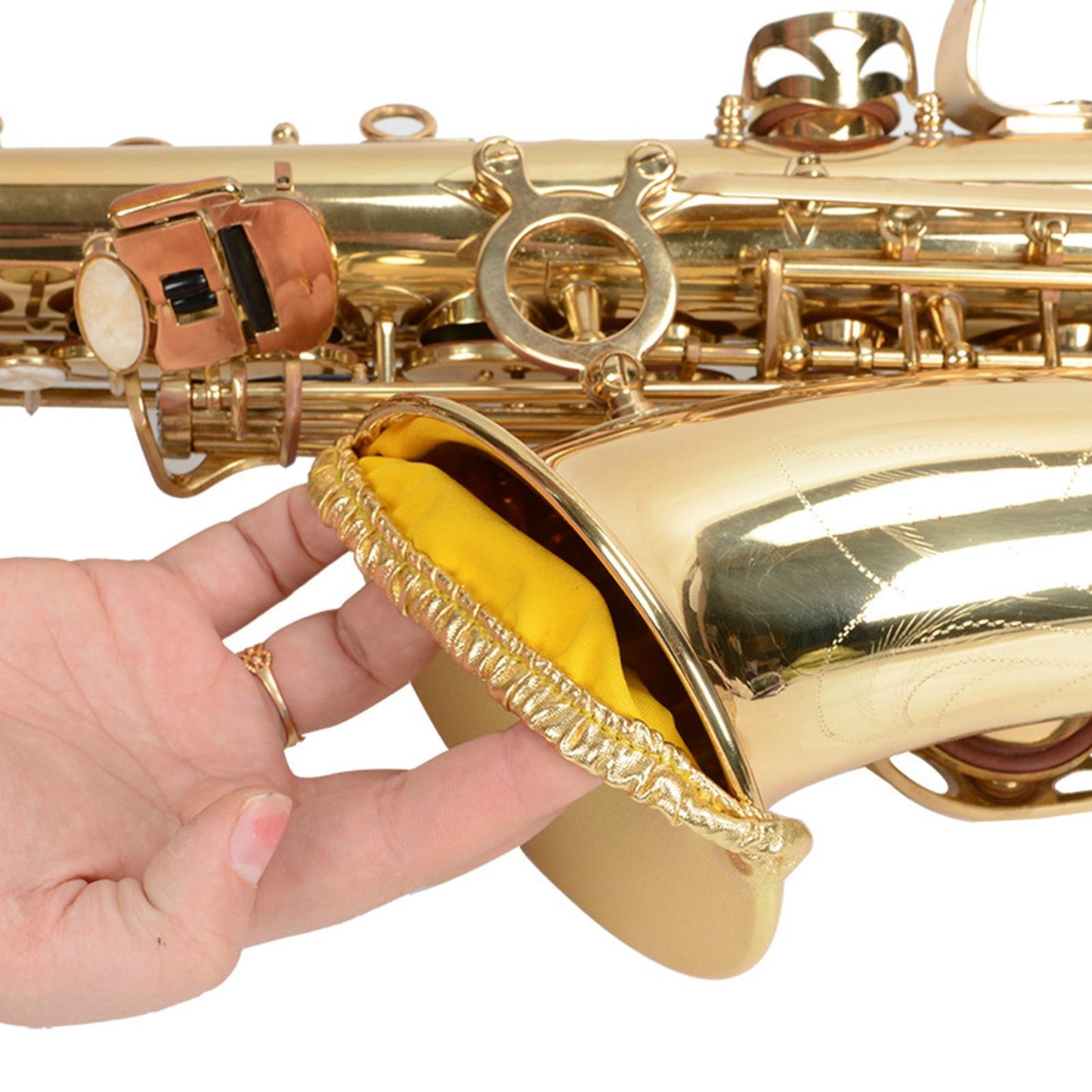 1PC Saxophone Bell Cover Bell Cover Dustproof Noise Reduction for Trombone L
