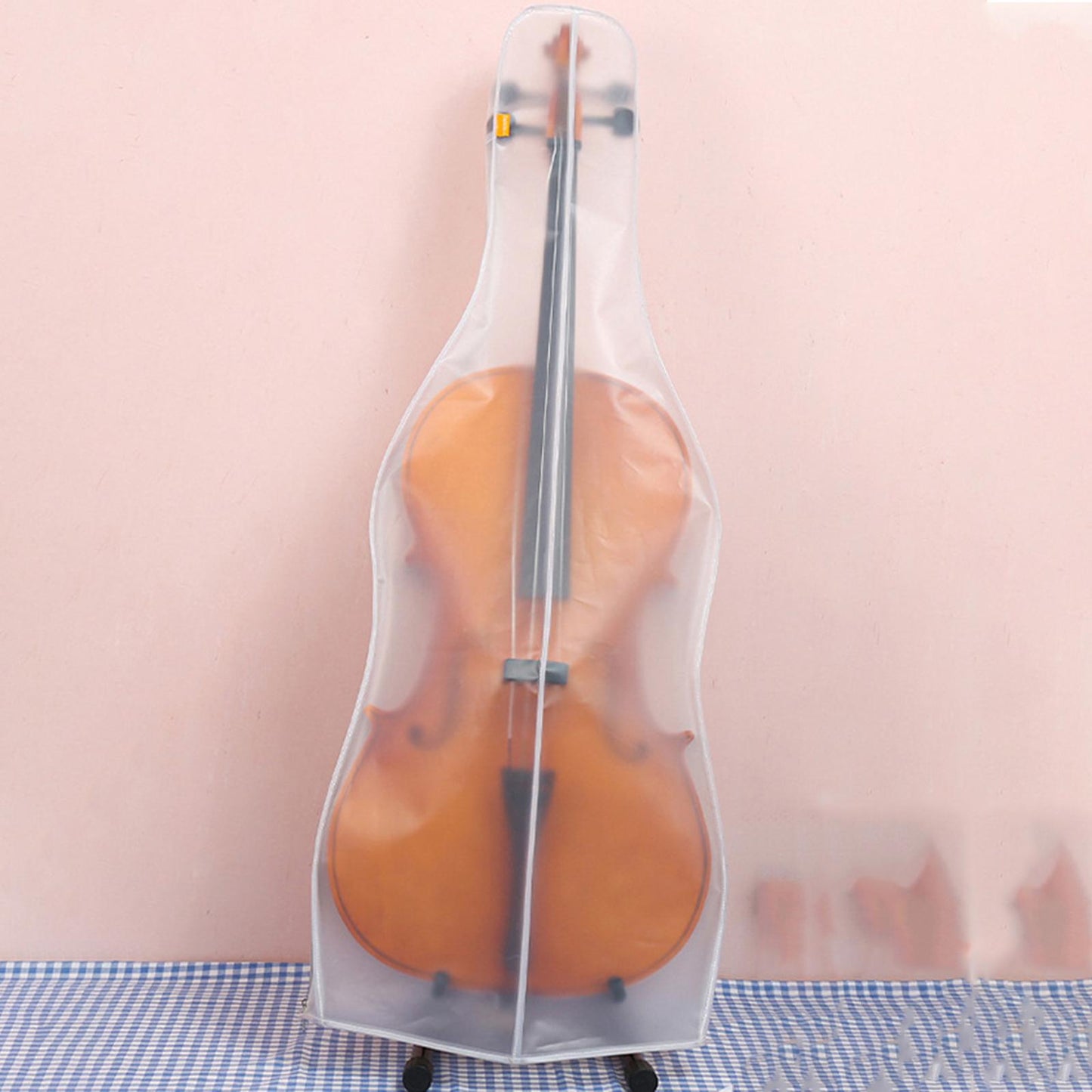 Clear Violin Shell Case Against Dust or Dirt for T-07 Violin 50.79x17.72x5.91 in