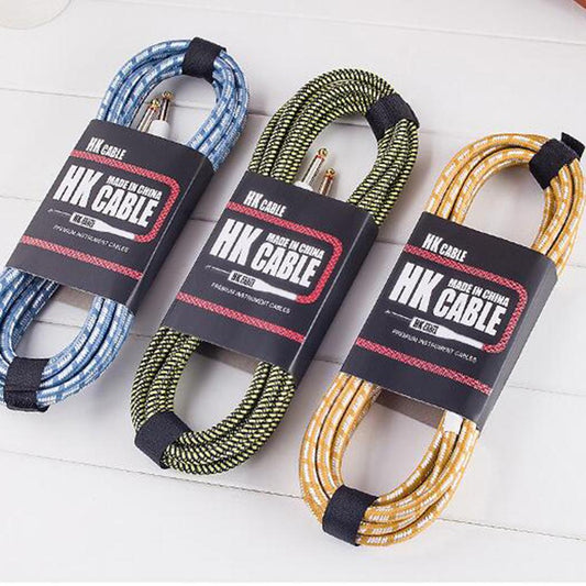 Electric Guitar AMP Cord No Noise Shielded for Bass Mandolin Accessories 5m