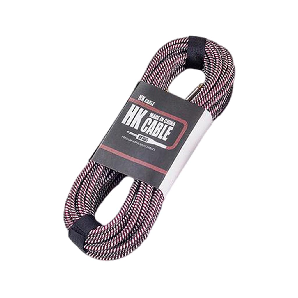 Electric Guitar AMP Cord No Noise Shielded for Bass Mandolin Accessories 10m