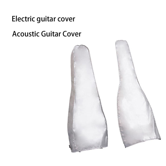 Portable Silver-plated Guitar Cover Dust-proof Bag Washable Accessories Acoustic