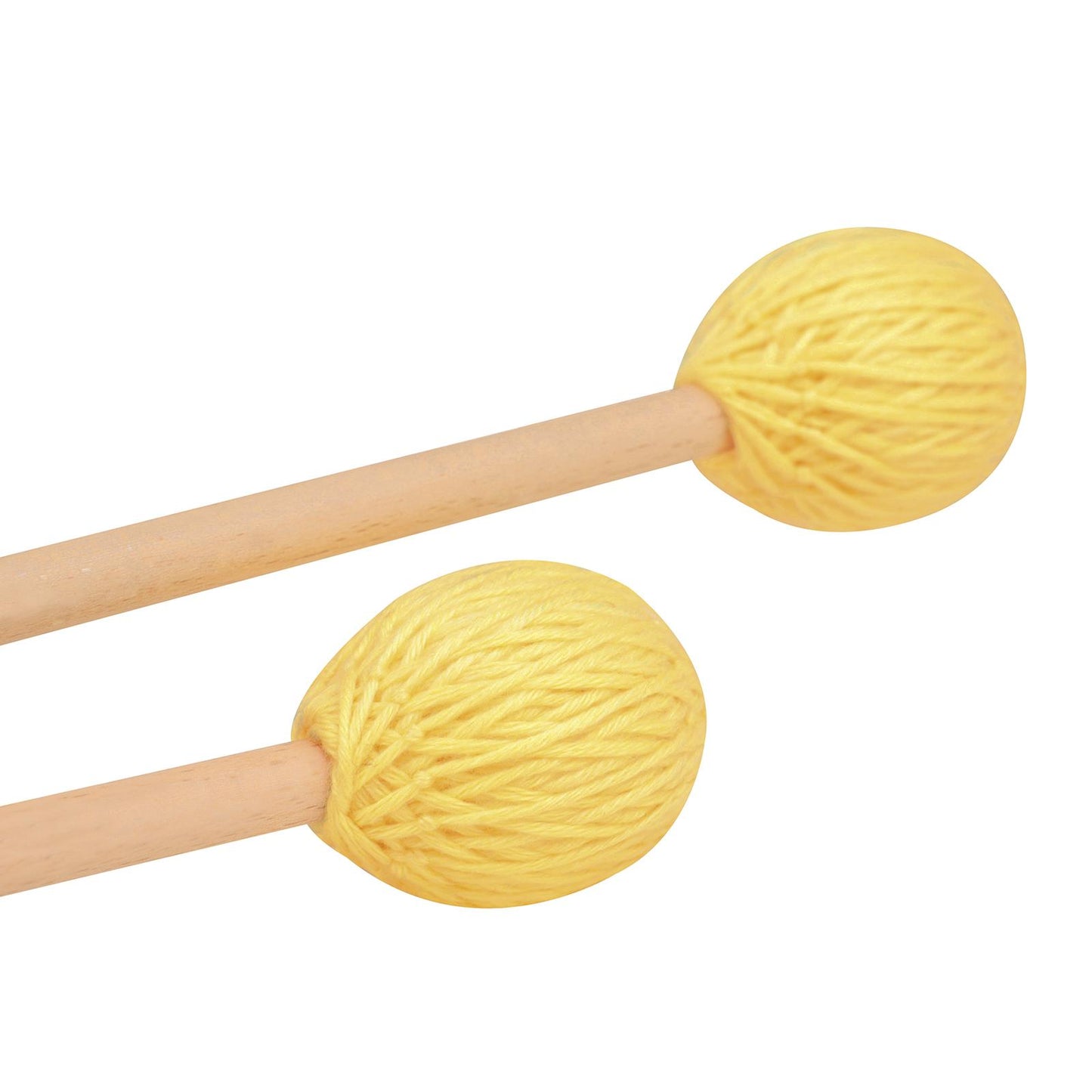 Marimba Mallets Wood Handle Soft Head Professionals Sticks Drums Accessories yellow