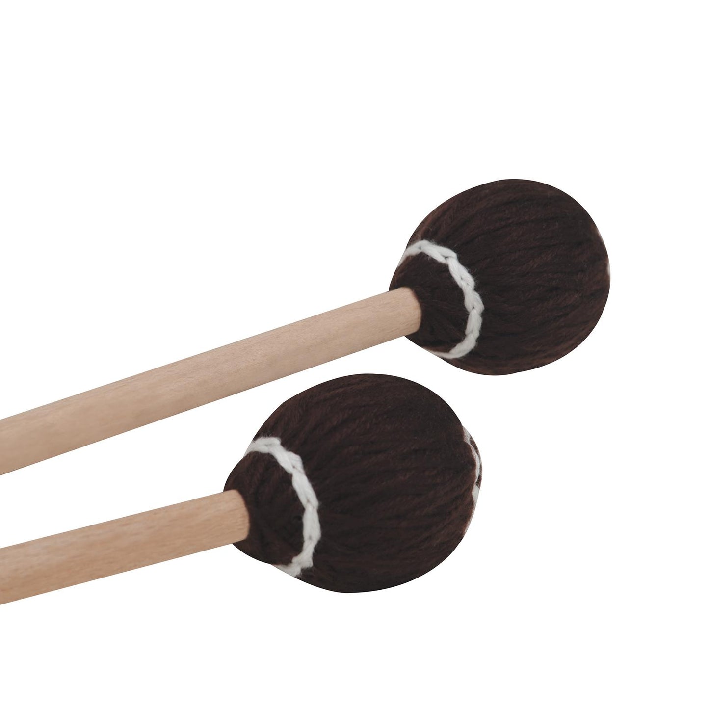 Marimba Mallets Wood Handle Soft Head Professionals Sticks Drums Accessories brown white circle