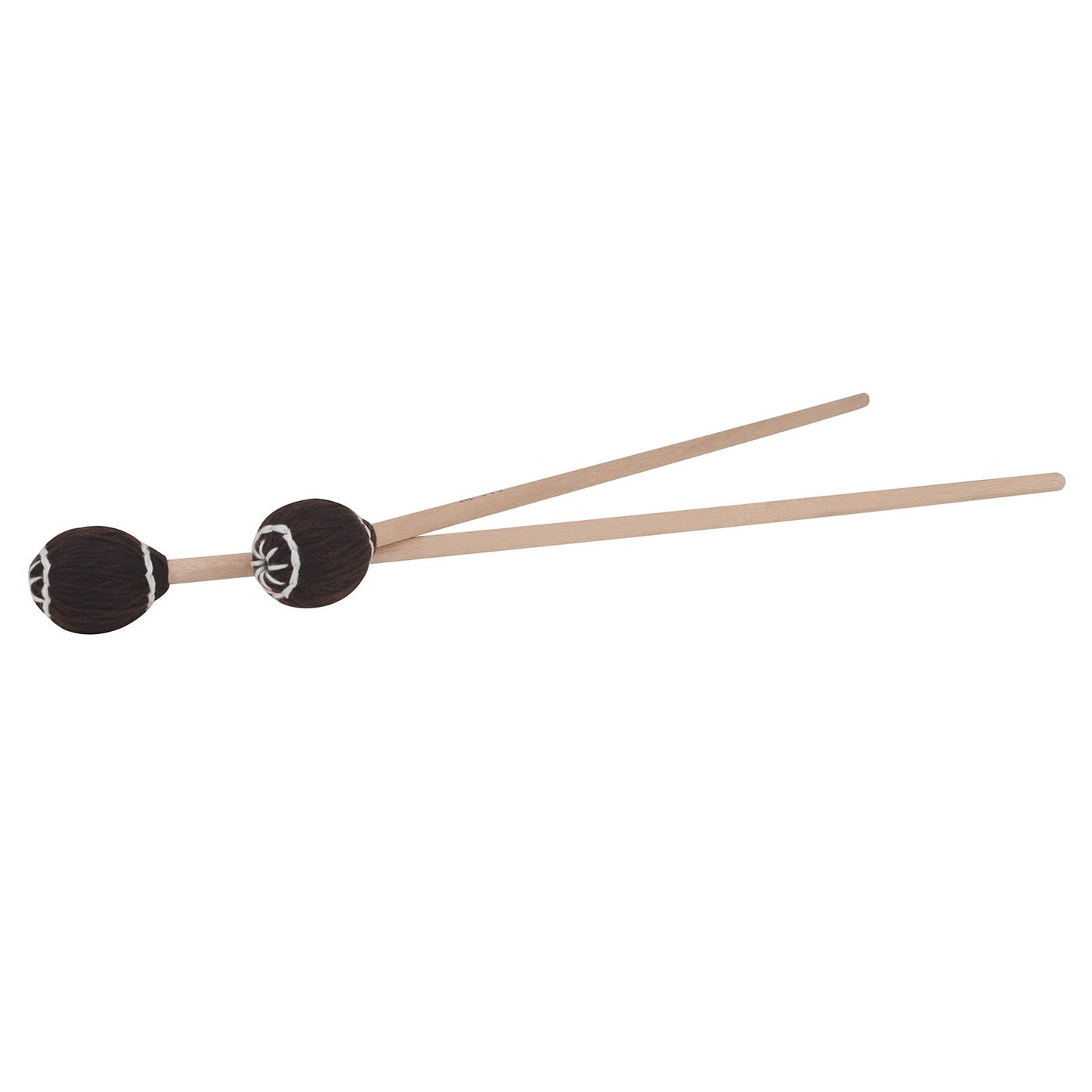 Marimba Mallets Wood Handle Soft Head Professionals Sticks Drums Accessories brown white circle