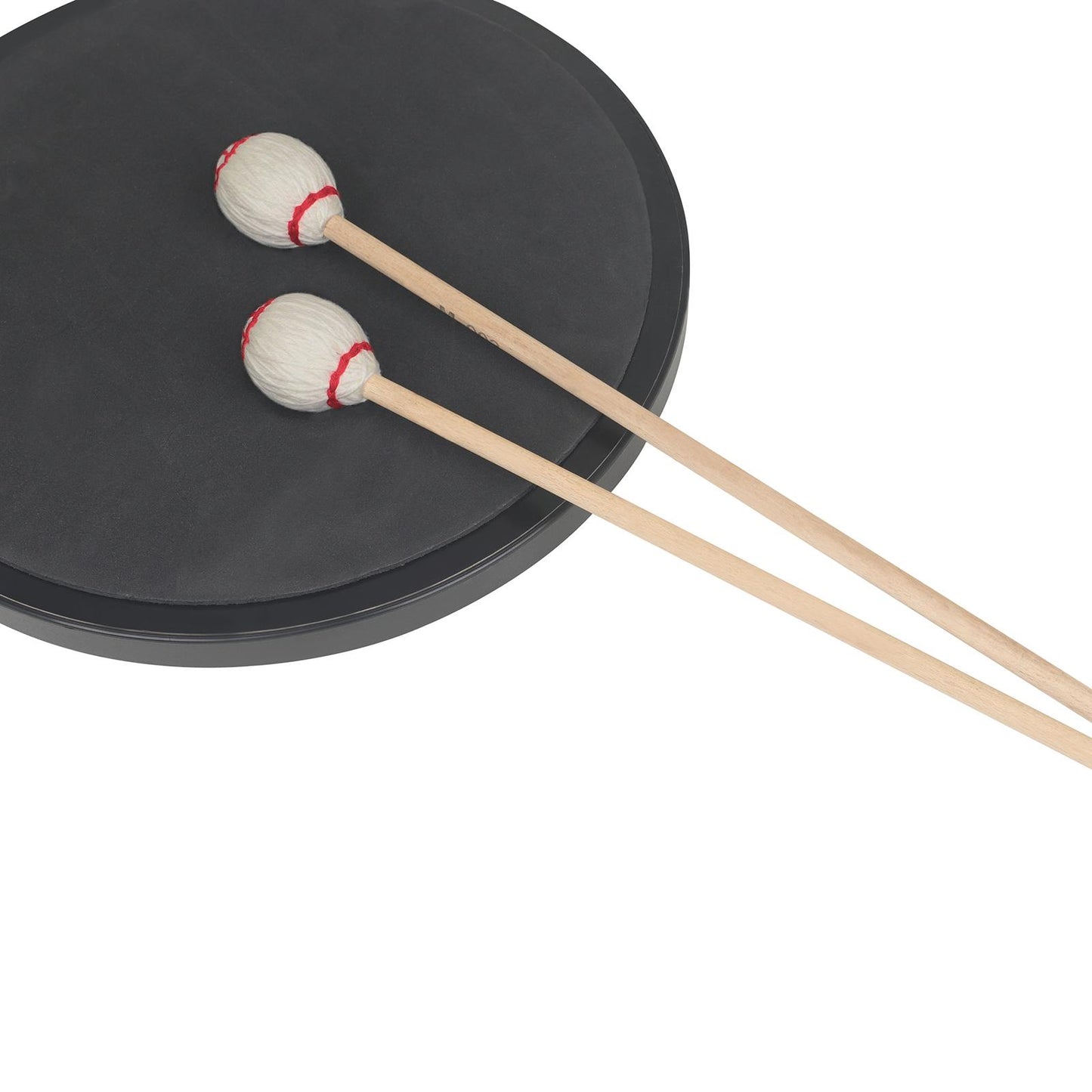 Marimba Mallets Wood Handle Soft Head Professionals Sticks Drums Accessories white red circle