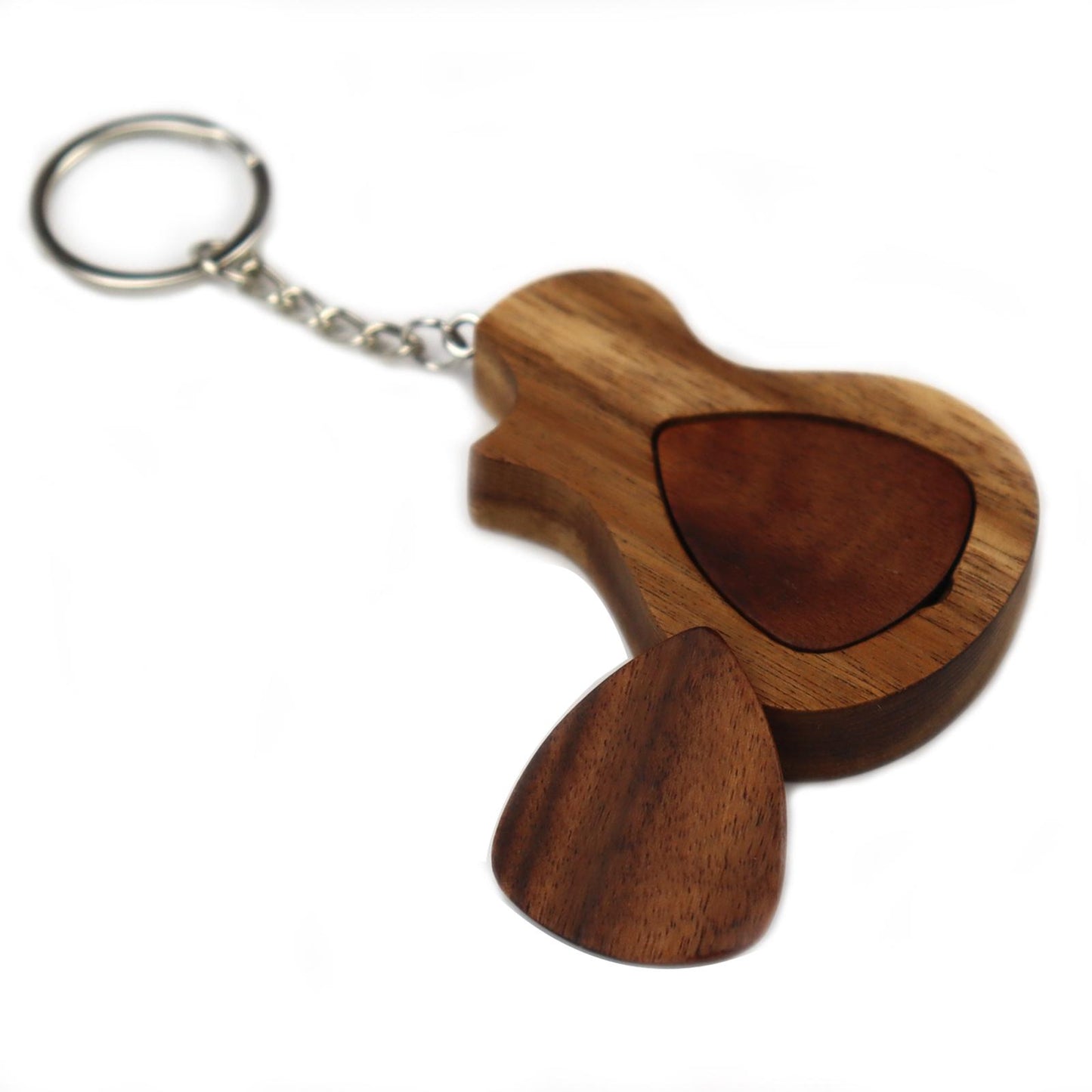 Guitar Plectrum Case 1 Guitar Picks Musical Instrument Accessory Key Buckle