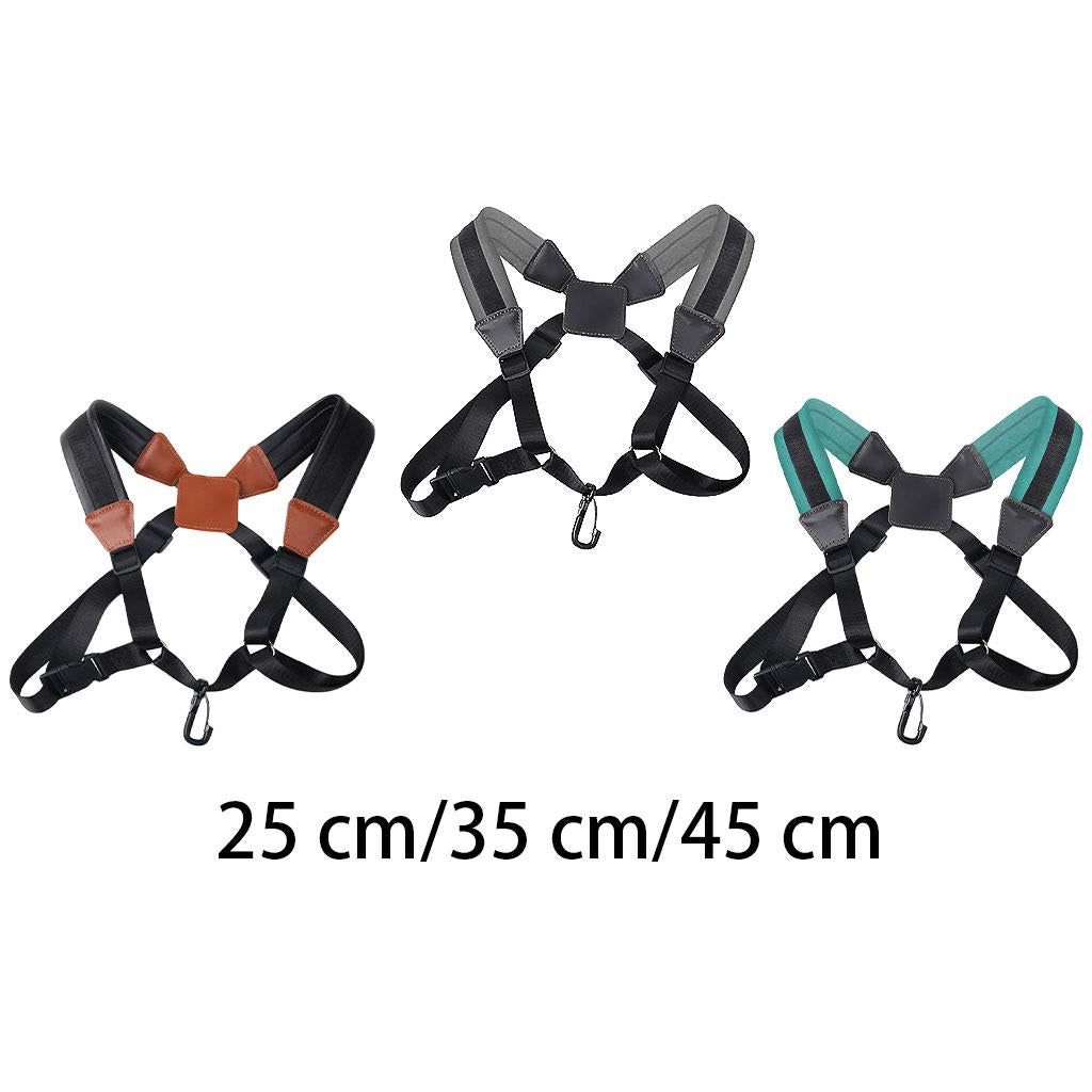 Soft Saxophone Strap with Hook Padded Widened Professional for Tenor Adult Black Big