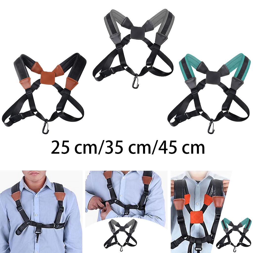 Soft Saxophone Strap with Hook Padded Widened Professional for Tenor Adult Black Big