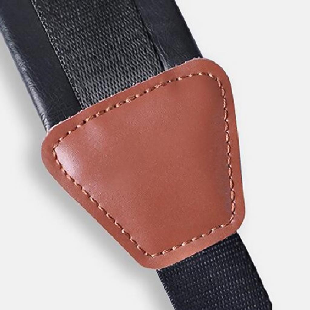 Soft Saxophone Strap with Hook Padded Widened Professional for Tenor Adult Black Medium