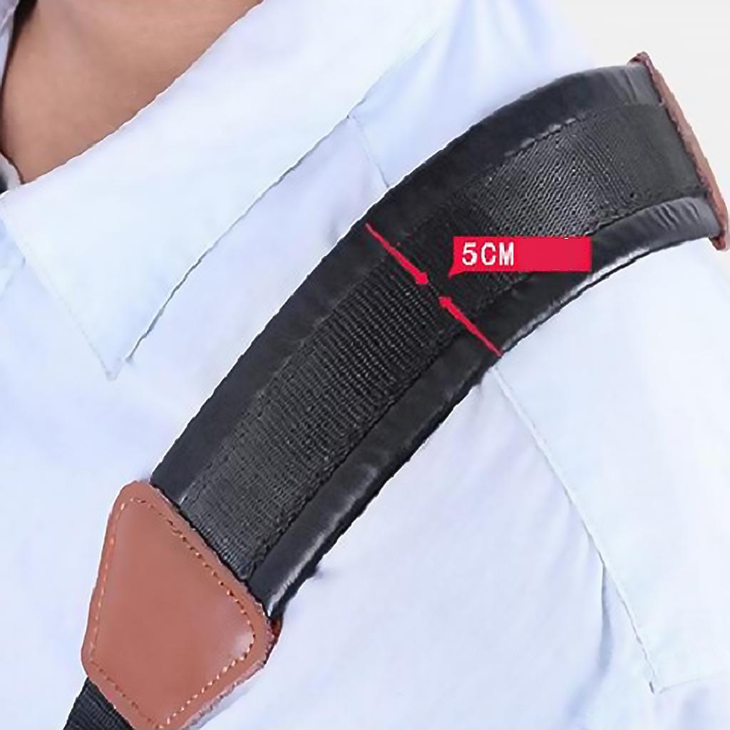 Soft Saxophone Strap with Hook Padded Widened Professional for Tenor Adult Black Medium