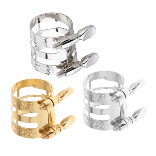 Alto Saxophone Mouthpiece Ligature Mouthpiece Carved for Saxophone Players Lacquered Gold