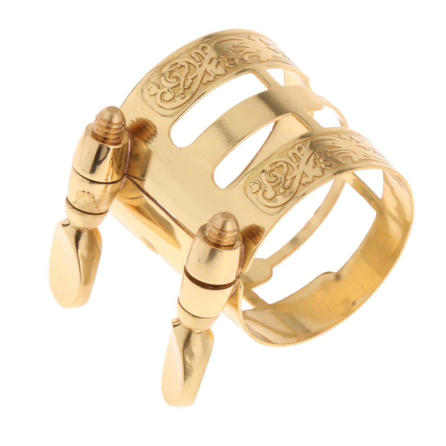Alto Saxophone Mouthpiece Ligature Mouthpiece Carved for Saxophone Players Lacquered Gold