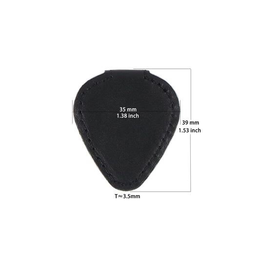 Guitar Pick Holder Magnetic Storage Bag Gifts Plectrum Bag Guitar Lovers Black
