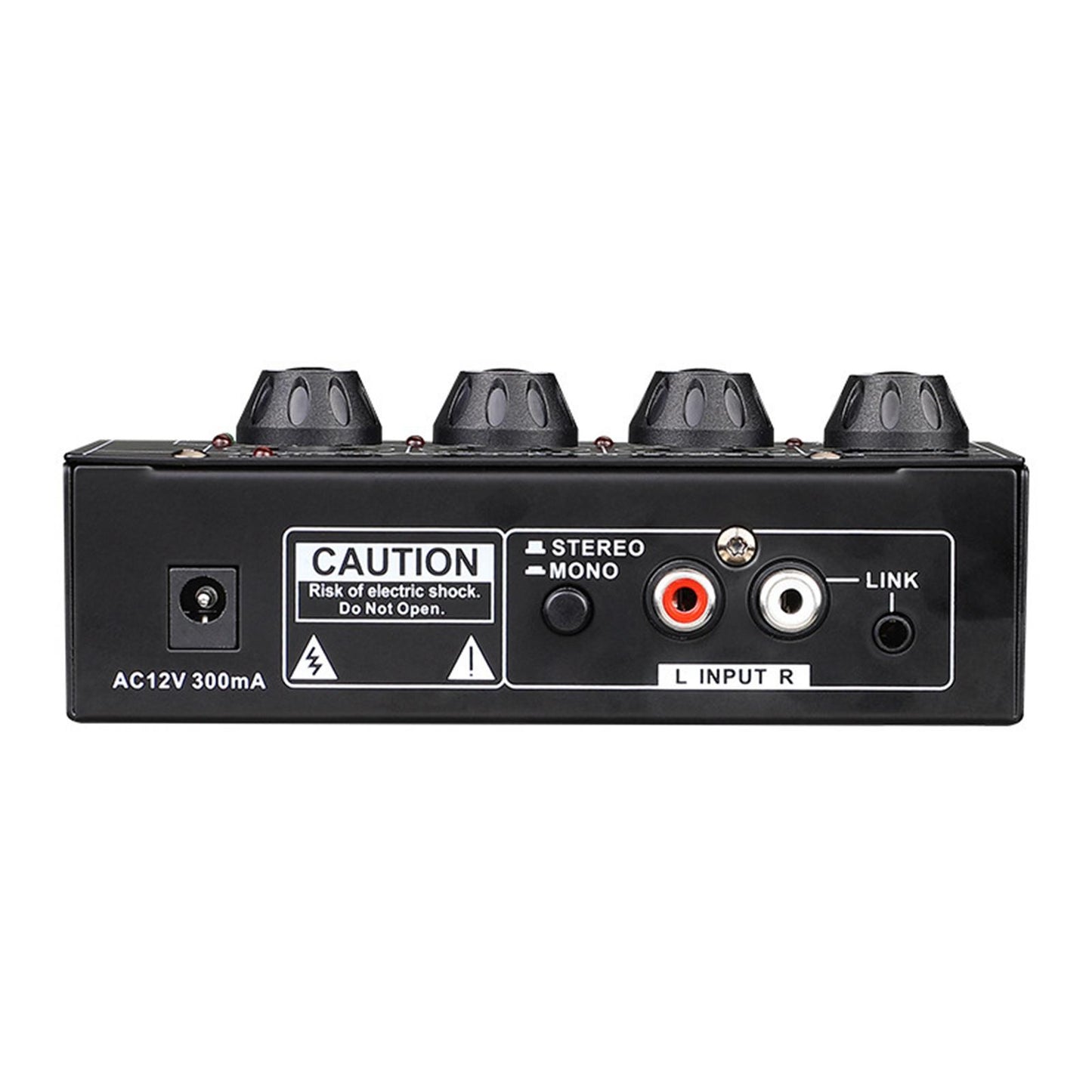 Headphone Amplifier 4 Channels PH-4 All-Metal for Home Audio Equipment