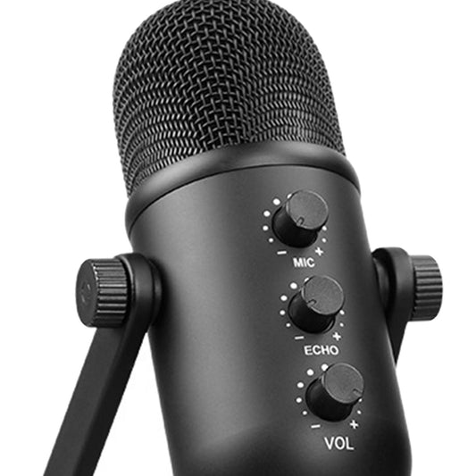 Professional Cardioid Wired Condenser Microphone Party Desk Cardioid Mic for Android