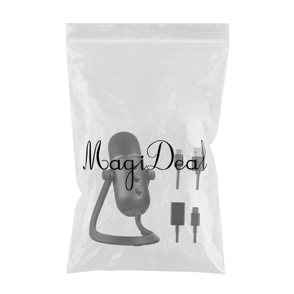 Professional Cardioid Wired Condenser Microphone Party Desk Cardioid Mic for Android