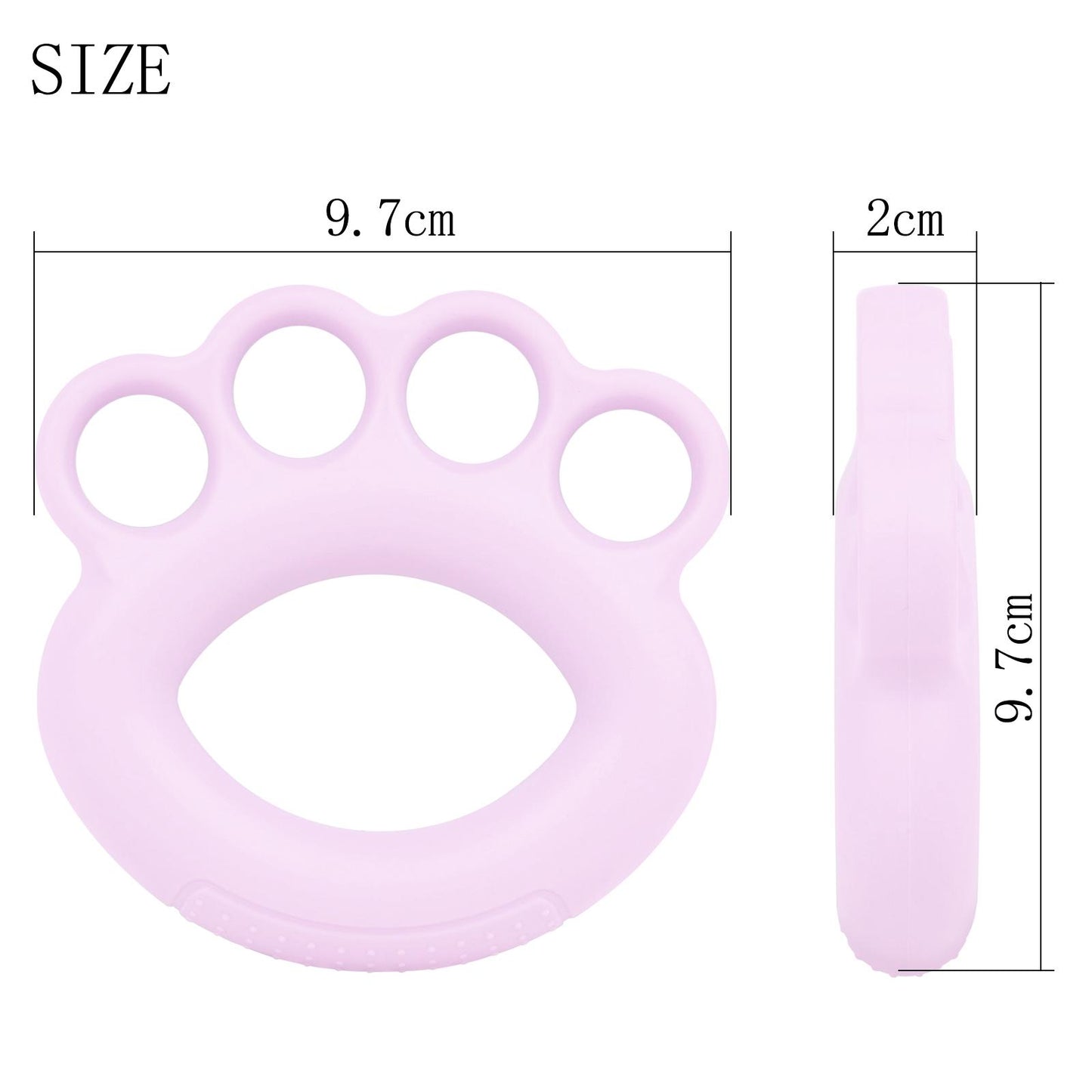 Hand Grips Fitness Grip Strength Trainer Finger Expander for Guitar Exercise Purple