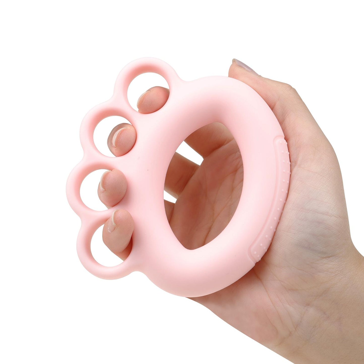 Hand Grips Fitness Grip Strength Trainer Finger Expander for Guitar Exercise Pink