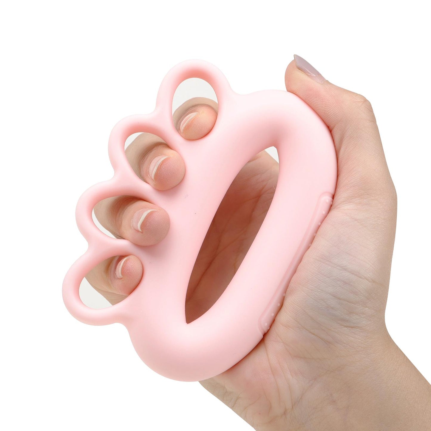 Hand Grips Fitness Grip Strength Trainer Finger Expander for Guitar Exercise Pink