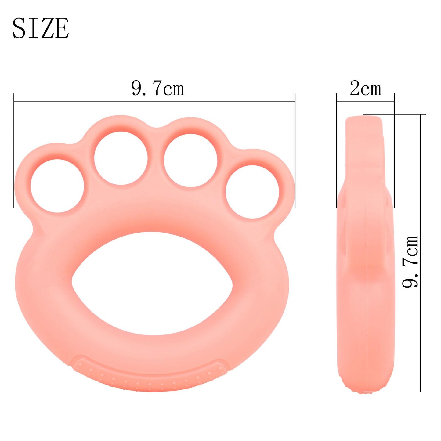 Hand Grips Fitness Grip Strength Trainer Finger Expander for Guitar Exercise Rose