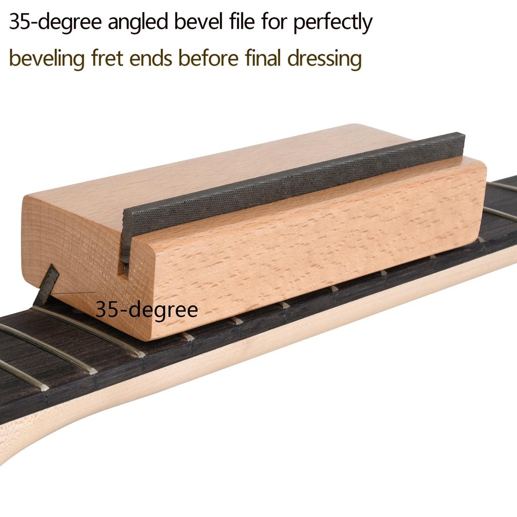 Fret Beveling File Fret End Bevel Flush Files Luthier Tool 35 and 90 Degrees