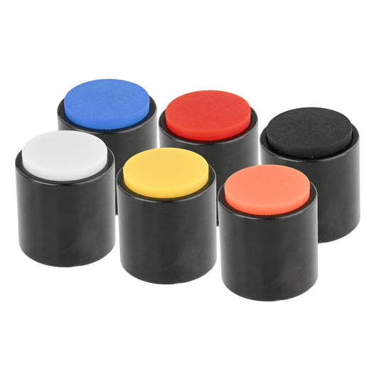 Mini Dumb Drum Percussion Instrument Accessories Easy to Carry Silicone Red