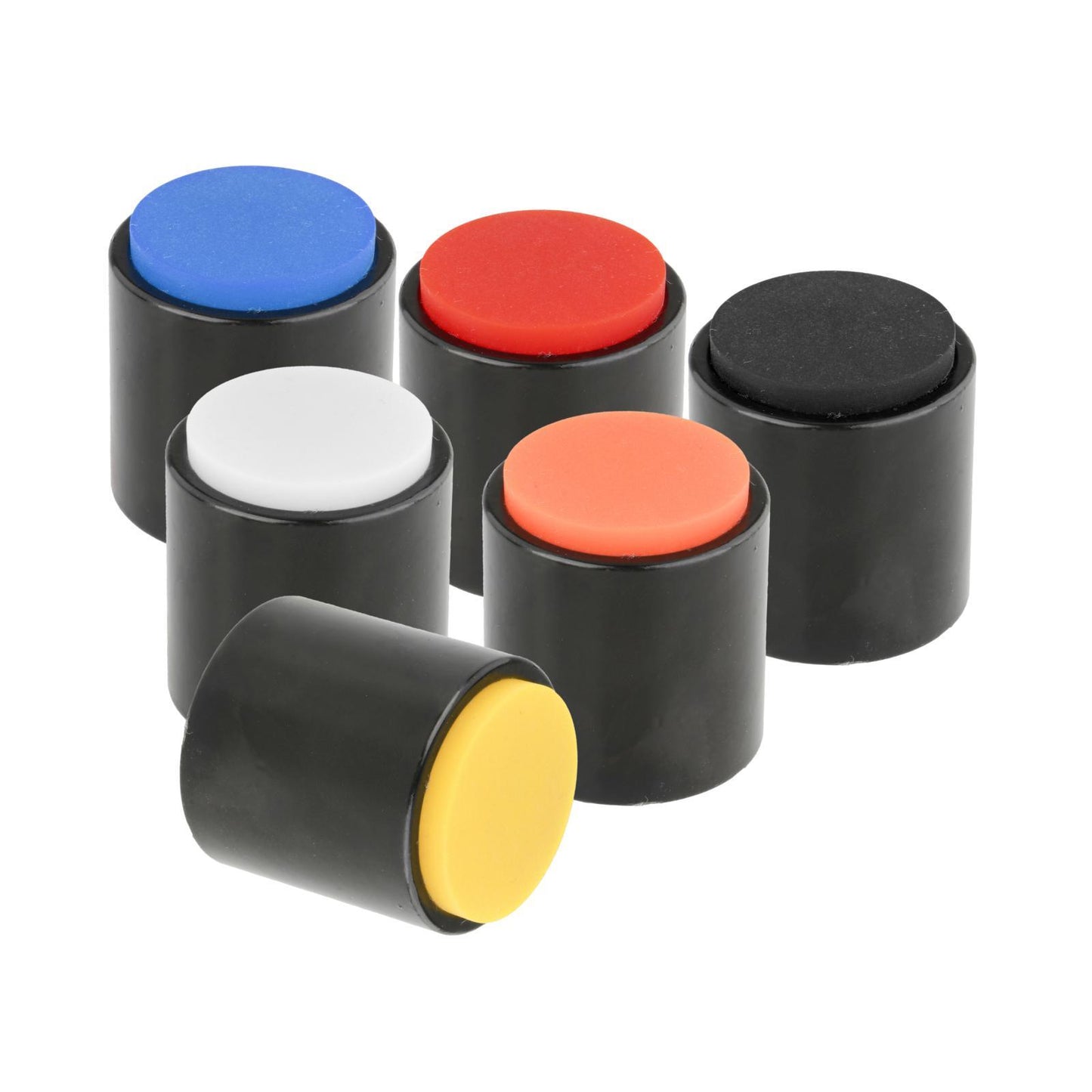 Mini Dumb Drum Percussion Instrument Accessories Easy to Carry Silicone Red