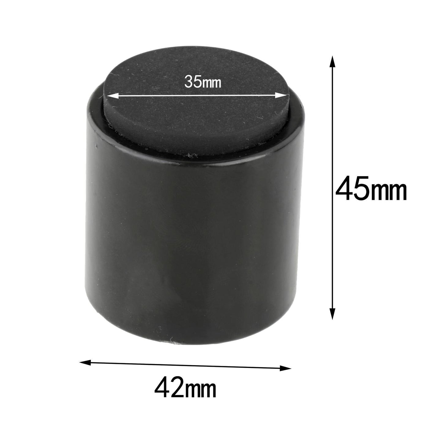 Mini Dumb Drum Percussion Instrument Accessories Easy to Carry Silicone Black